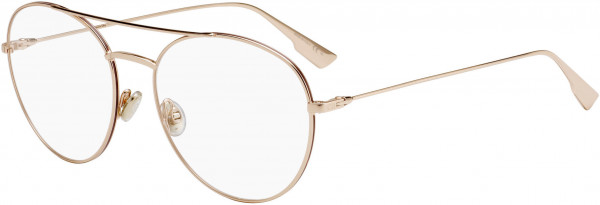 Christian Dior Diorstellaireo 5 Eyeglasses, 0NOA Gold Burgundy