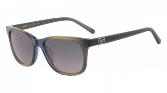 Diane Von Furstenberg DVF662S SYLVIA Sunglasses, (030) GREY / SAND / BLUE