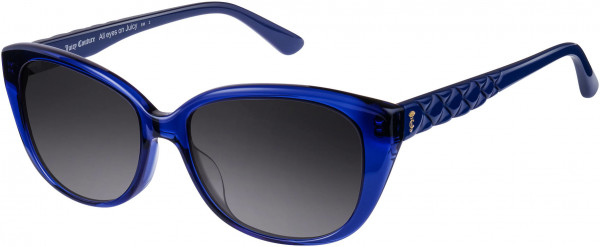 Juicy Couture JU 600/S Sunglasses, 0QM4 Crystal Blue