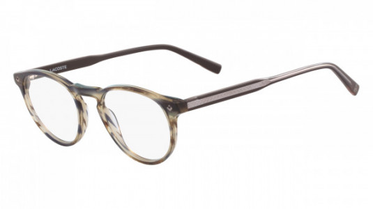 Lacoste L2601ND Eyeglasses, (210) STRIPED BROWN
