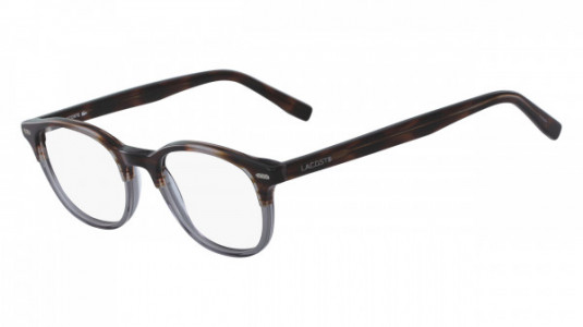 Lacoste L2833 Eyeglasses, (211) STRIPED BROWN/GREY