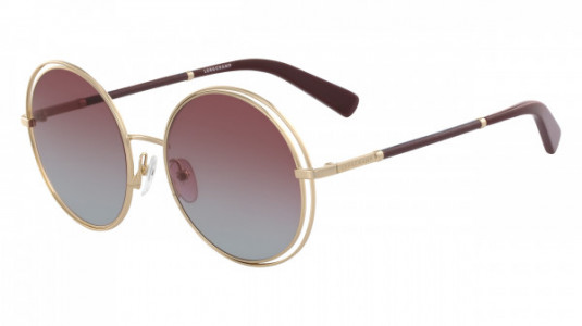Longchamp LO105SL Sunglasses, (721) GOLD-WINE