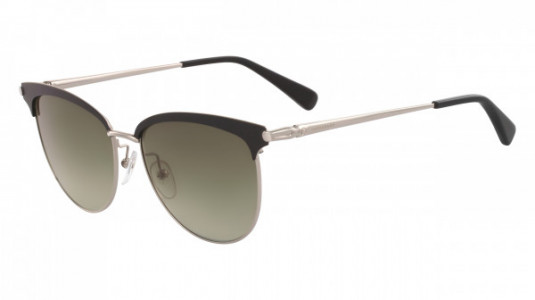 Longchamp LO107S Sunglasses, (001) BLACK