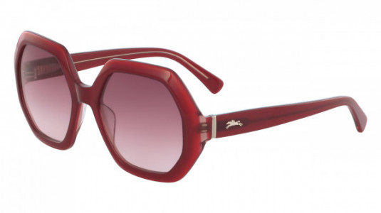 Longchamp LO623S Sunglasses, (623) CHERRY/RED