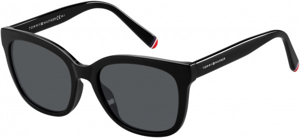 Tommy Hilfiger TH 1601/G/S Sunglasses, 0807 Black