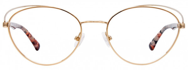 EasyClip EC501 Eyeglasses, 010 - Satin Gold & Silver
