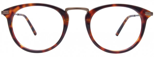 EasyClip EC485 Eyeglasses, 010 - Demi Brown & Dark Golden Brown
