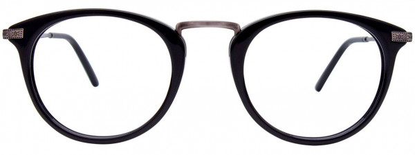 EasyClip EC485 Eyeglasses, 090 - Black & Grey