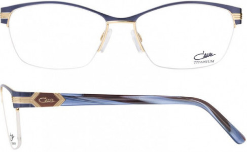 Cazal CAZAL 4255 Eyeglasses, 004 Blue-Gold-Blue Marble
