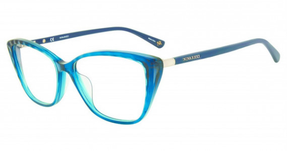 Nina Ricci VNR138 Eyeglasses, Blue 06TJ