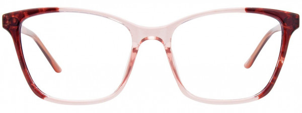 Cargo C5048 Eyeglasses, 030 - Light Pink Crystal & Demi Brown