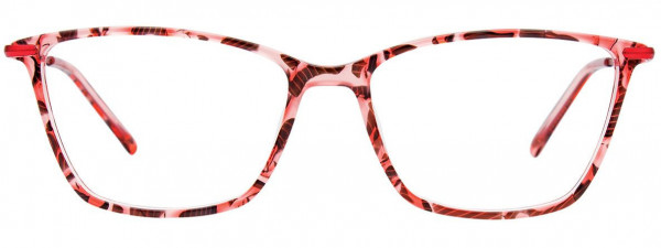 CHILL C7012 Eyeglasses, 030 - Light Red & Black
