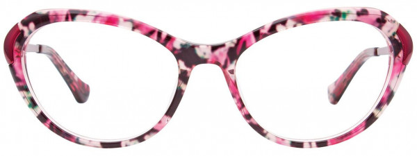 Paradox P5050 Eyeglasses, 030 - Pink Marbled & Dark Pink