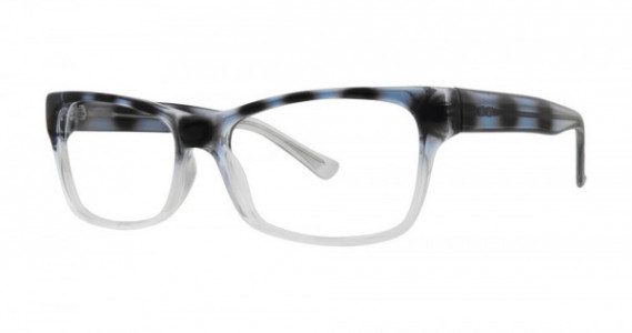 Modern Optical MEASURE Eyeglasses, Blue/Crystal