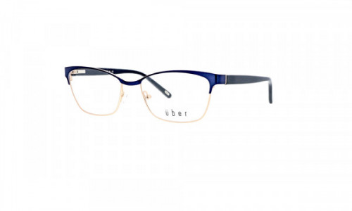 Uber Ascari Eyeglasses, Blue Gold