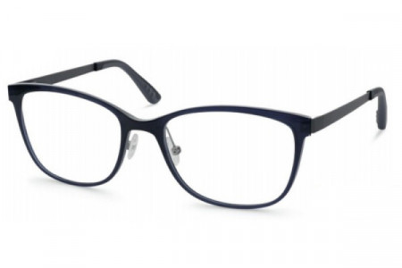 Imago Cupola Eyeglasses, Col 5 Shiny Dark Blue /Gun