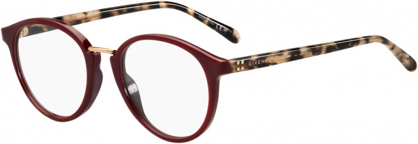 Givenchy GV 0091 Eyeglasses, 0LHF Opal Burgundy