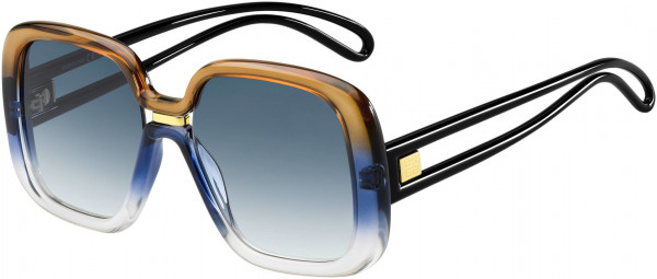 Givenchy GV 7106/S Sunglasses, 0IPA Shiny Brown Blue