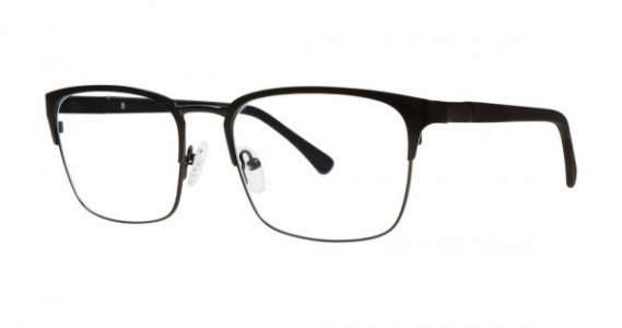 Big Mens Eyewear Club BIG BONUS Eyeglasses, Matte Black/Gunmetal