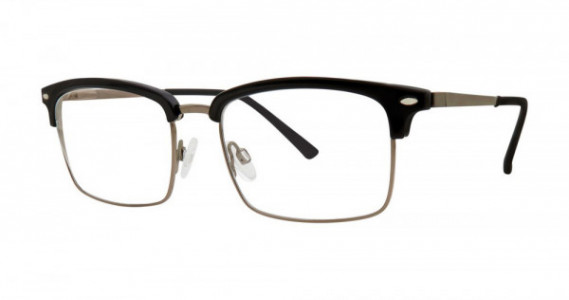 Big Mens Eyewear Club BIG RAISE Eyeglasses, Black/Gunmetal