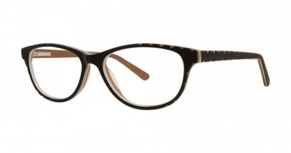 Fashiontabulous 10X249 Eyeglasses, Black/Brown Matte