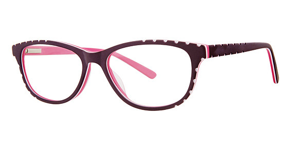 Fashiontabulous 10X249 Eyeglasses, Plum/Pink Matte