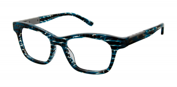 L.A.M.B. LA052 Eyeglasses, Blue Teal (TEA)