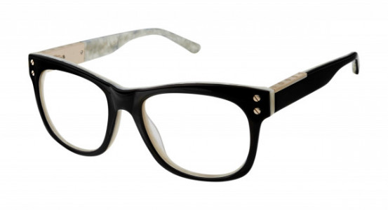 L.A.M.B. LA050 Eyeglasses, Black Bone (BLK)
