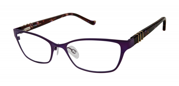 Tura R566 Eyeglasses, Eggplant (EGG)