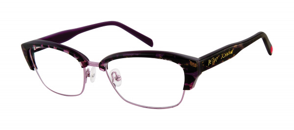 Betsey Johnson Geek Eyeglasses, Purple