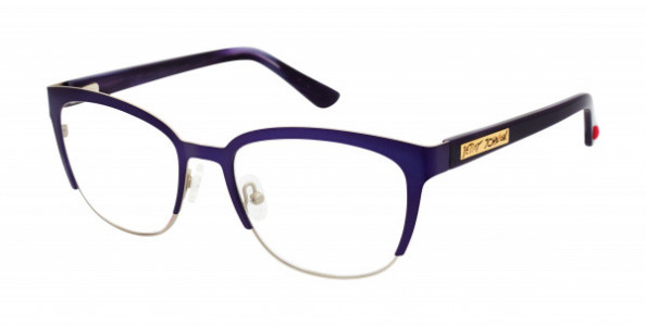 Betsey Johnson Label Eyeglasses, Purple