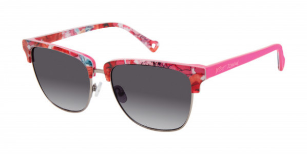 Betsey Johnson In The Club Sunglasses, Pink