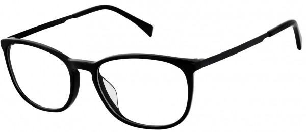 London Fog Stew MM Eyeglasses, Black