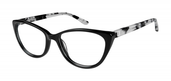 London Fog Victoria Eyeglasses, Black