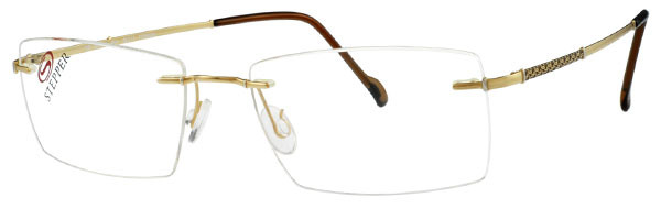 Stepper 4401 SI Eyeglasses, Gold Brown F110