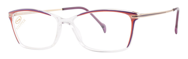 Stepper 30070 SI Eyeglasses, Brown Clear F820