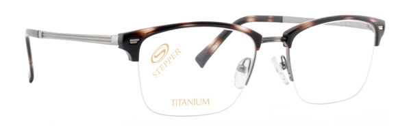 Stepper 60141 SI Eyeglasses, Silver Tortoise F014
