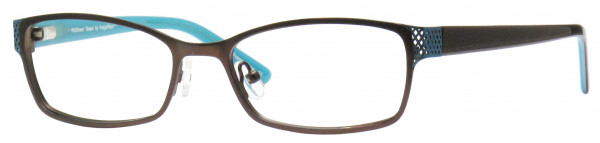 Wildflower Teasel Eyeglasses, Brown Turquoise