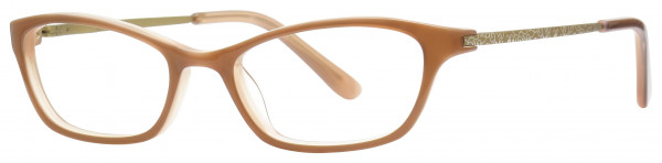 Value Collection 114K Structure Eyeglasses, Honey