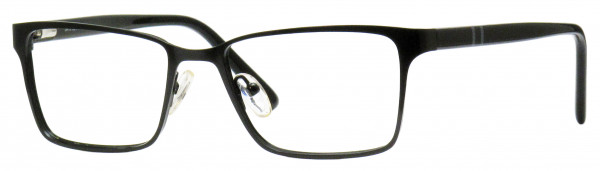 Value Collection 136 Structure Eyeglasses, Black