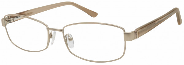 Value Collection 146 Structure Eyeglasses, GLD