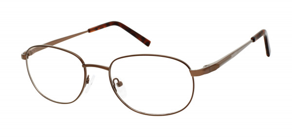 Value Collection 151 Structure Eyeglasses, Brown