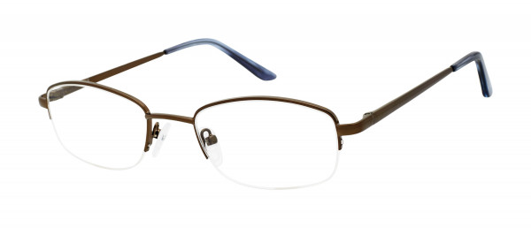 Value Collection 152 Structure Eyeglasses, Brown