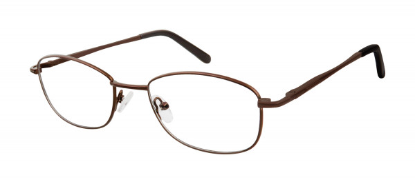 Value Collection 163 Structure Eyeglasses, Brown