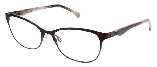 ClearVision CRESTWOOD Eyeglasses, Coffee Brown