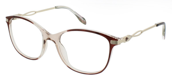 ClearVision NELLIE Eyeglasses, Brown Multi