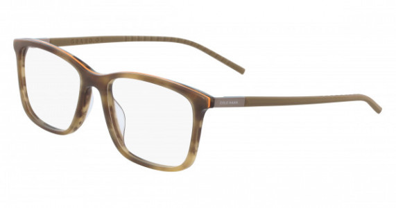Cole Haan CH4030 Eyeglasses, 215 Brown Horn