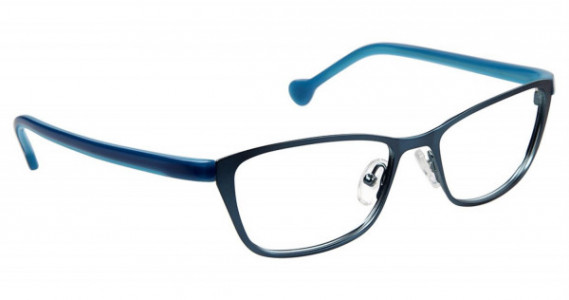 Lisa Loeb LL141 MATCHES Eyeglasses, TEAL (C4) - AR COAT