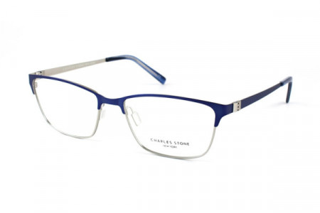 William Morris CSNY 121 Eyeglasses, Blu/Slvr (1)