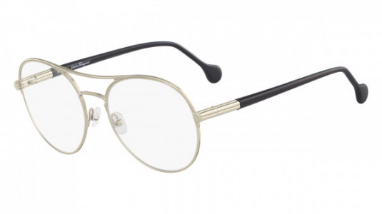 Ferragamo SF2174 Eyeglasses, (733) GOLD/BLACK